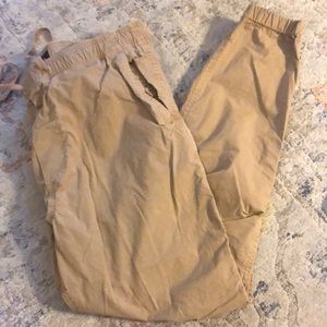 American Eagle khaki joggers